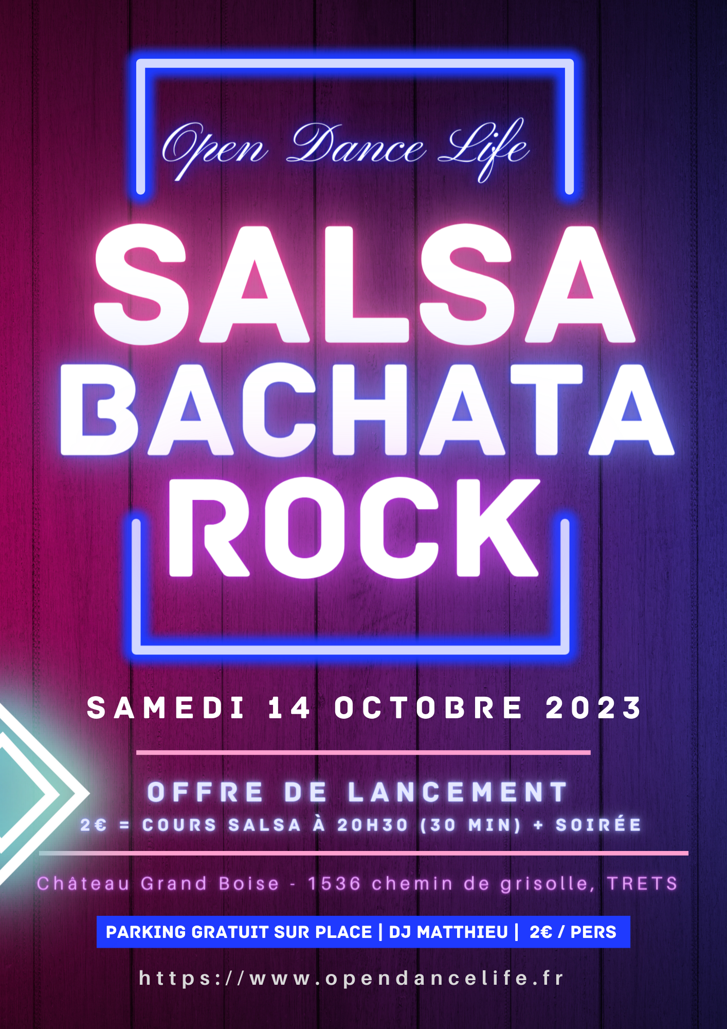 You are currently viewing ✨ SOIREE SBR (Salsa, Bachata & Rock) ✨